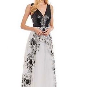 Nicole Miller Beaded Prom Dress